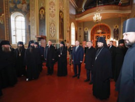 Igor Dodon a vizitat Mănăstirea Noul Neamț din Chițcani
