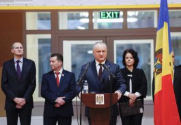 Глава государства принял участие в церемонии открытия Физкультурно-оздоровительного центра в Тараклии