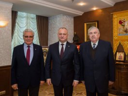 Igor Dodon held a meeting with two ex-presidents of Moldova