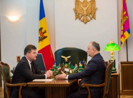 Președintele Republicii Moldova a avut o întrevedere cu Președintele în exercițiu al OSCE