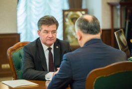 Președintele Republicii Moldova a avut o întrevedere cu Președintele în exercițiu al OSCE
