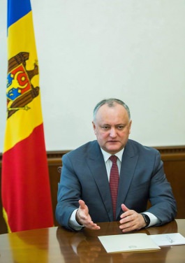 Президент Республики Молдова провел встречу с председателем Парламентской Ассамблеи ОБСЕ