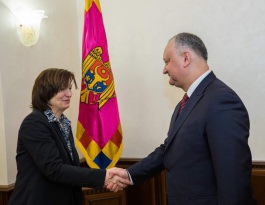 Глава государства провел встречу с послом Федеративной Республики Германия в Республике Молдова Ангелой Ганнингер