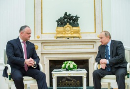 Igor Dodon a avut o întrevedere cu Vladimir Putin 