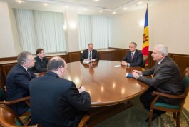 Президент Молдовы провел встречу с послом Франции
