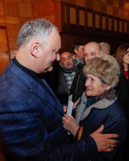 Igor Dodon a vizitat raionul Soroca