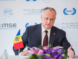 Președintele Republicii Moldova a prezentat “Pachetul comprehensiv pentru Moldova” partenerilor externi