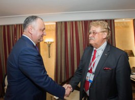 Președintele țării a avut o întrevedere cu europarlamentarul german, Elmar Brock