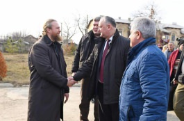 Igor Dodon a vizitat orașul Basarabeasca