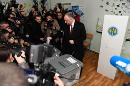 Президент Игорь Додон проголосовал за лучшее будущее нашей страны