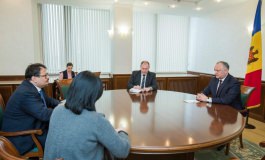 Президент страны провел встречу с главой Делегации Европейского Союза в Республике Молдова