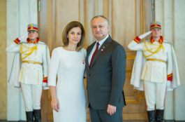 Игорь и Галина Додон приняли участие в концерте организованном в связи с Международным женским днем