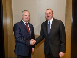 Președintele Republicii Moldova a avut o întrevedere cu Președintele Republicii Azerbaidjan