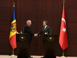 Președintele Republicii Moldova, Nicolae Timofti: „Am convenit cu președinte Abdullah Gul asupra aprofundării relațiilor moldo-turce”