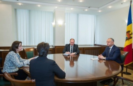 Președintele Republicii Moldova a avut o întrevedere cu Ambasadorul Germaniei
