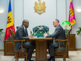 Președintele Republicii Moldova a avut o întrevedere cu Ambasadorul Statelor Unite ale Americii