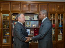 Președintele Republicii Moldova a avut o întrevedere cu Ambasadorul Statelor Unite ale Americii