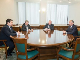 Președintele Republicii Moldova a avut o întrevedere cu Ambasadorul Republicii Belarus