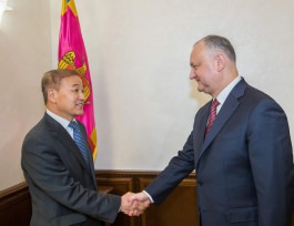 Președintele țării a avut o întrevedere cu Ambasadorul Republicii Coreea