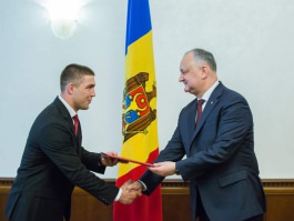 Sportivul Veaceslav Plămădeală a primit Diploma de Onoare a Președintelui