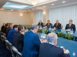 Президент Республики Молдова провел встречу с делегацией Национальной коалиции в поддержку еврейских общин Евразии