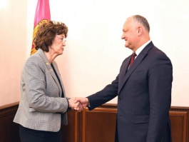Președintele Republicii Moldova a avut o întrevedere cu Secretarul de Stat al Carolinei de Nord