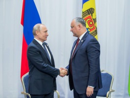 Игорь Додон провел рабочую встречу с Владимиром Путиным