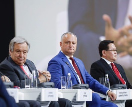 Președintele Republicii Moldova a participat la festivitatea de deschidere a Forumului Economic Internațional din Sankt Petersburg