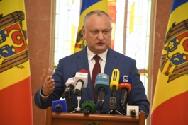 Președintele Republicii Moldova a susținut o conferință de presă cu privire la situația din țară