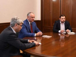 Президент Республики Молдова встретился с главами дипломатических миссий России, ЕС и США