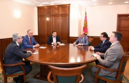 Președintele Republicii Moldova a avut o întrevedere cu reprezentanții misiunilor diplomatice a Rusiei, UE și SUA