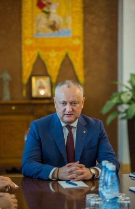Игорь Додон провел рабочее заседание президентского Аппарата