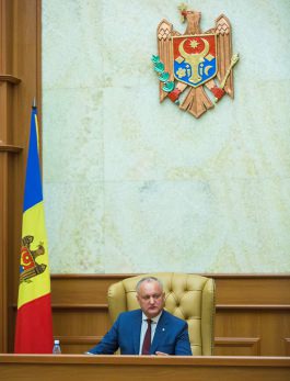 Президент Игорь Додон провел встречу с послами, аккредитованными в Республике Молдова