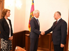 Președintele Republicii Moldova a avut o întrevedere cu Ambasadorul Confederației Elvețiene 
