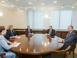 Președintele Republicii Moldova a avut o întrevedere cu Ambasadorul Marii Britanii