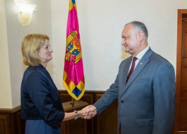 Președintele Republicii Moldova a avut o întrevedere cu Ambasadorul Marii Britanii