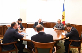 Președintele Republicii Moldova a avut o întrevedere cu consilierul Președintelui României pentru politică externă