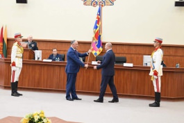 Президент Республики Молдова представил нового Министра Обороны личному составу