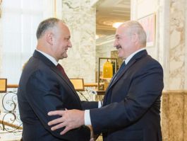 Igor Dodon a avut o întrevedere cu Alexandr Lukașenko