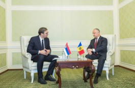 Președintele Republicii Moldova a avut o întrevedere cu Președintele Republicii Serbia