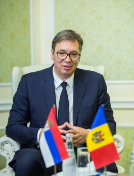 Президент Республики Молдова провел встречу с Президентом Республики Сербия