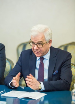 Președintele Republicii Moldova a avut o întrevedere cu Ministrul Afacerilor Externe al Republicii Polone