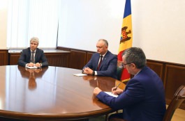 Президент встретился с координатором Турецкого агентства TIKA в Молдове