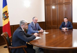 Президент Республики Молдова провел встречу с кандидатом на должность временно исполняющего обязанности генерального прокурора