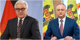 Președintele Republicii Moldova a avut o convorbire telefonică cu omologul său german
