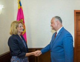 Președintele Republicii Moldova a avut o întrevedere cu Ambasadorul Regatului Unit al Marii Britanii și Irlandei de Nord