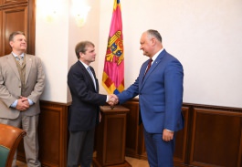 Președintele Republicii Moldova a avut o întrevedere cu un membru al Camerei Reprezentanților Congresului SUA