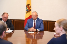 Президент Республики Молдова провел встречу с членом Палаты Представителей Конгресса США