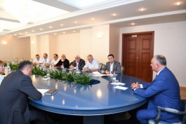 Igor Dodon a prezidat o ședință de lucru cu conducătorii comisiilor Consiliului Societății Civile