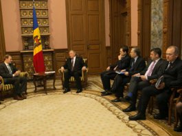 Președintele Nicolae Timofti a avut o întrevedere cu directorul executiv al FMI pentru Republica Moldova, Menno Snel